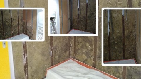 Rénovation complète de douche après infiltration d'eau à Ugine